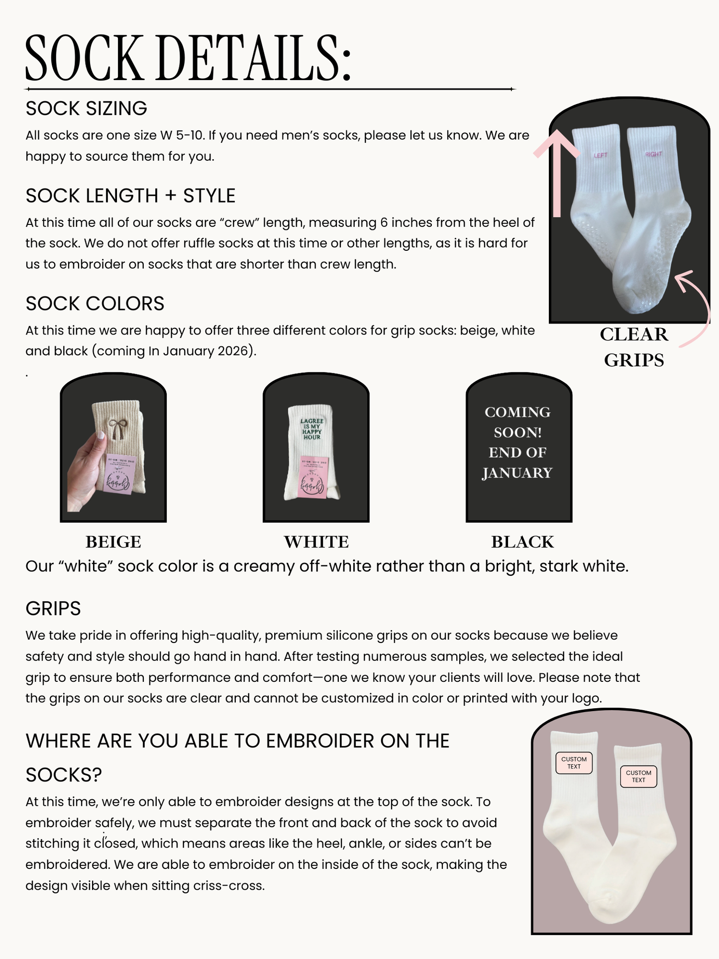 Dumbbell Grip Socks