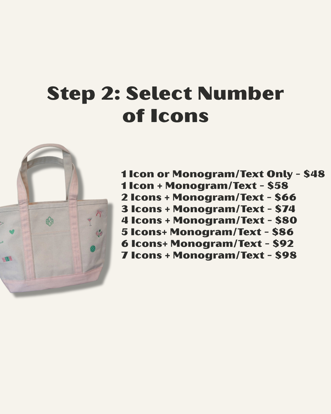 CUSTOM Embroidered Tote Bag