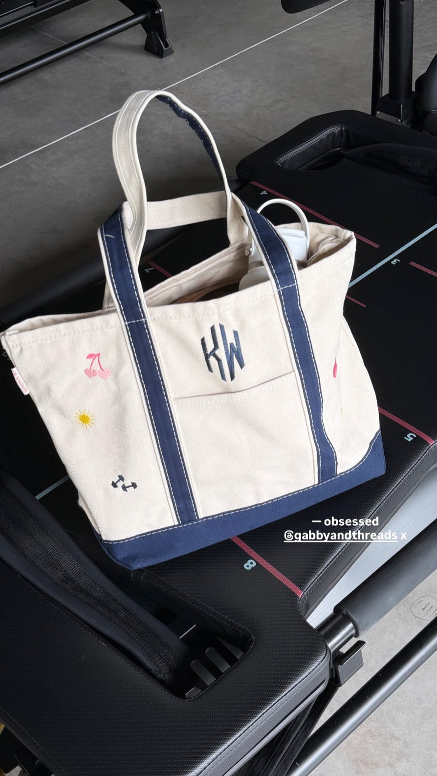 CUSTOM Embroidered Tote Bag