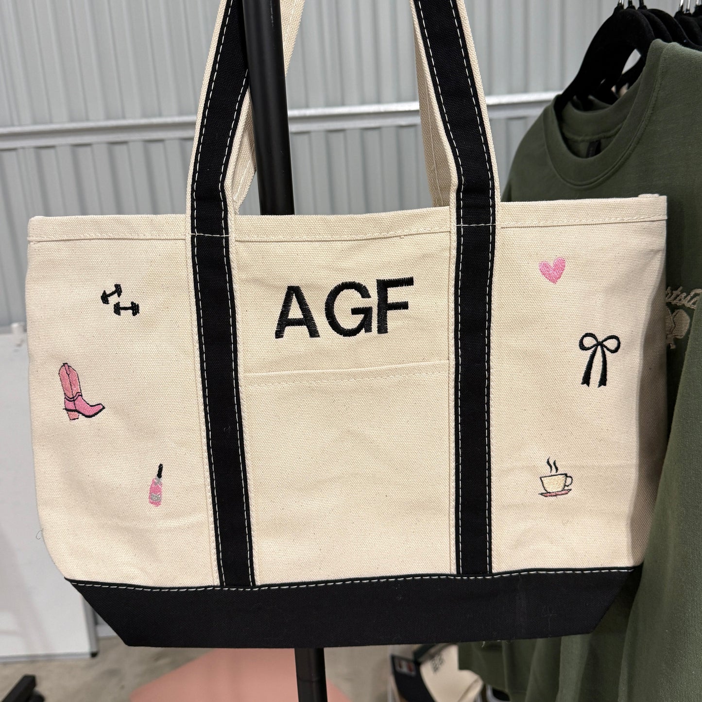 CUSTOM Embroidered Tote Bag