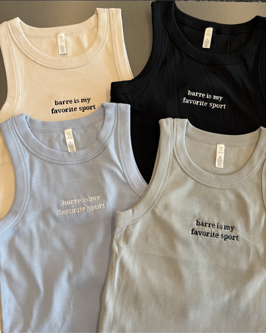 Barre is my Favorite Sport Tank